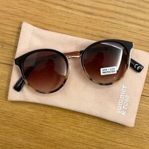 Summer & Rose Black and Brown Sunglasses